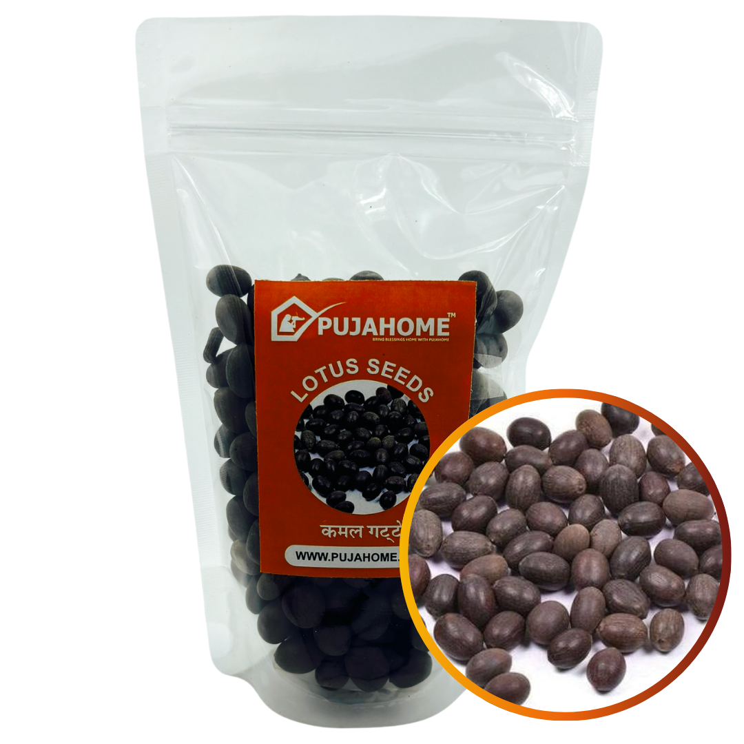 Pujahome Kamal Gatta | Nelumbo Nucifera Gaertn - Lotus Seeds for Puja (500 Gram Pack)