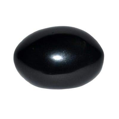 Pujahome Natural Black Stone Shaligram Shila for Pooja for Divine Blessings