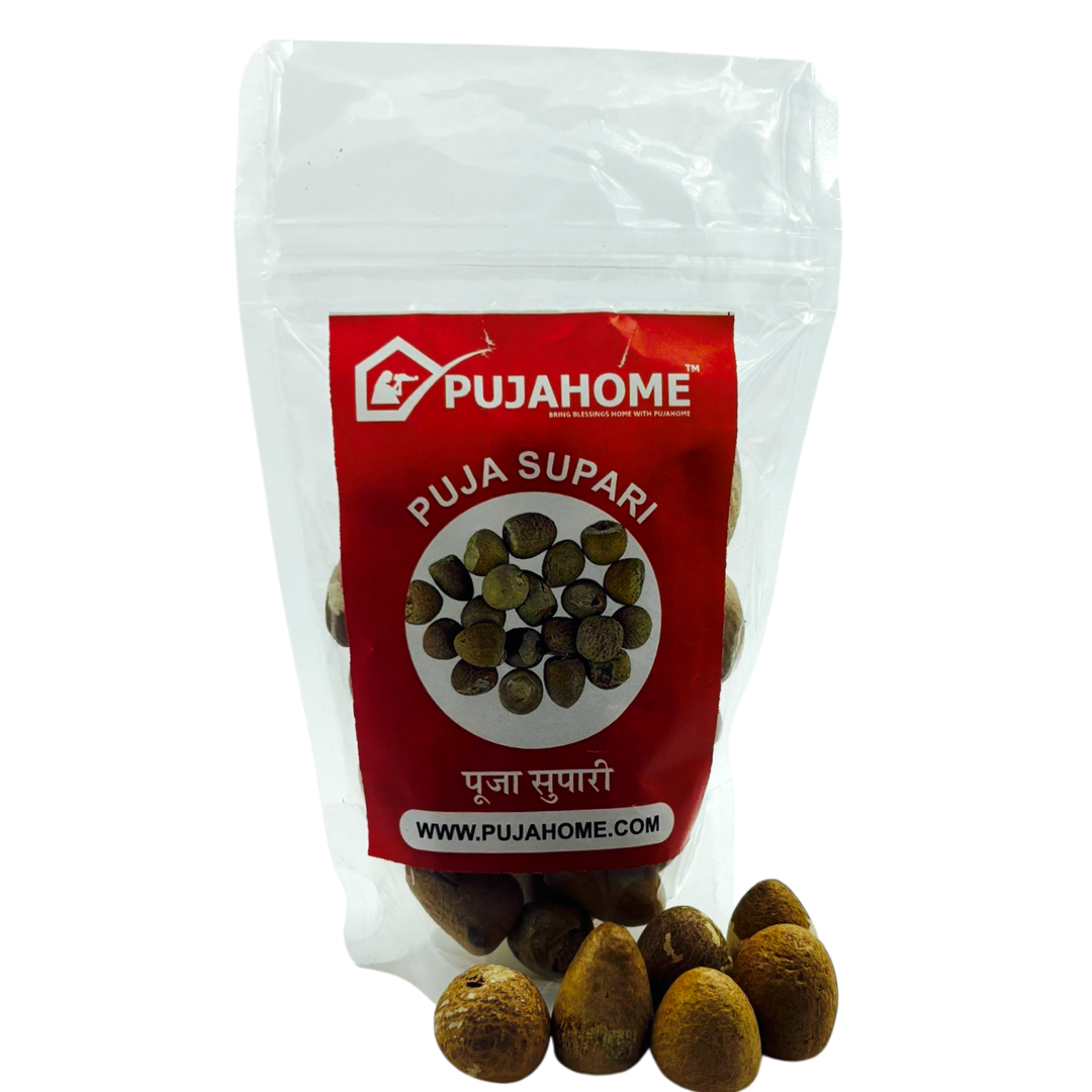 Pujahome Whole Puja Supari | Betel Nut | Satta Supari | Areca Nut (1000 Gram Pack)