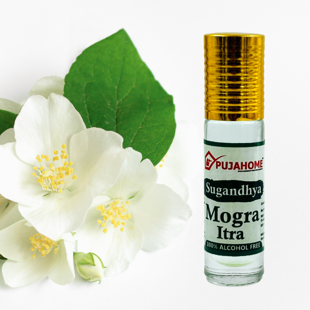 Pujahome Sugandhya Mogra Itra For Puja 6ML (Pack of 1)