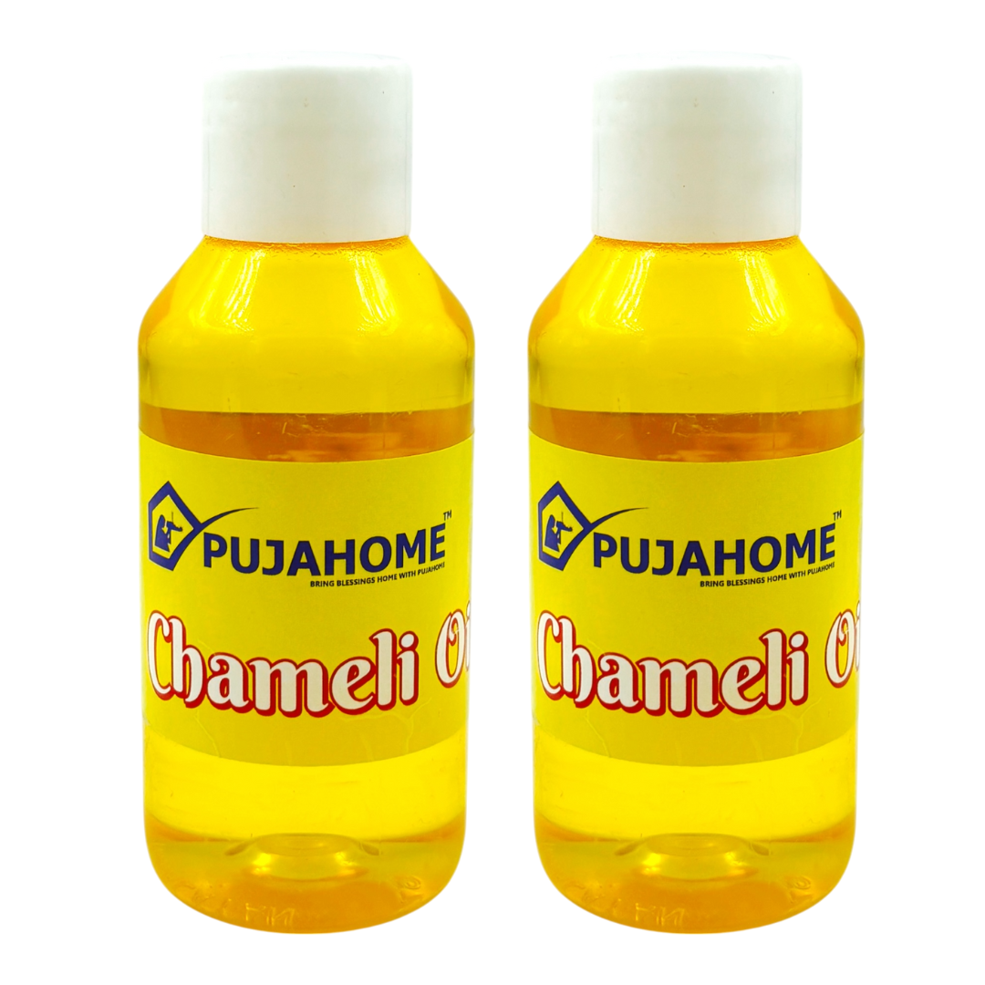 Pujhome Chameli Oil For Hanuman Puja| Jasmine Oil For All Puja 100 ml Bottle