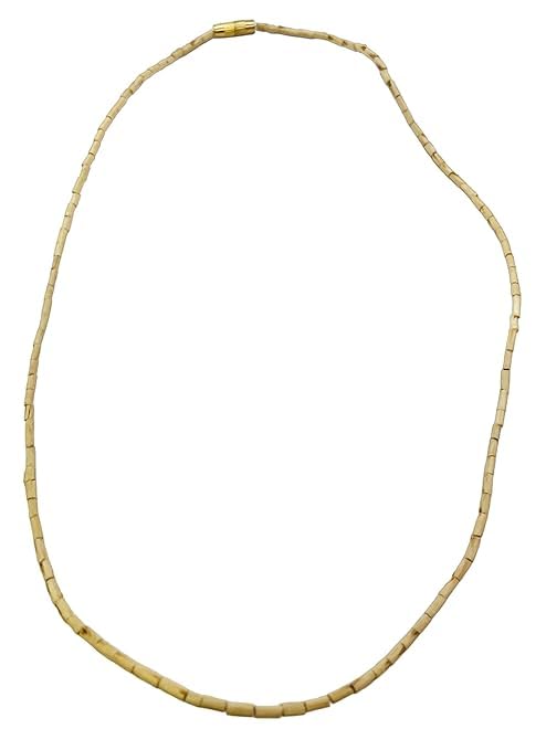 Pujahome Original Men's and Women's Brown Wood Iskon Vrindavan Rosary Tulsi Kanthi Mala