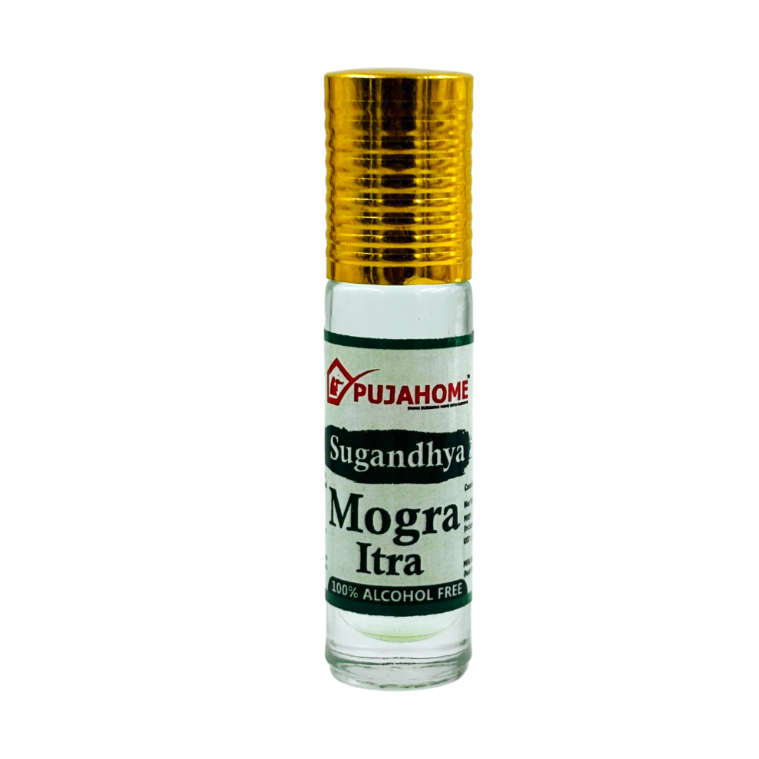 Pujahome Sugandhya Mogra Itra For Puja 6ML (Pack of 1)