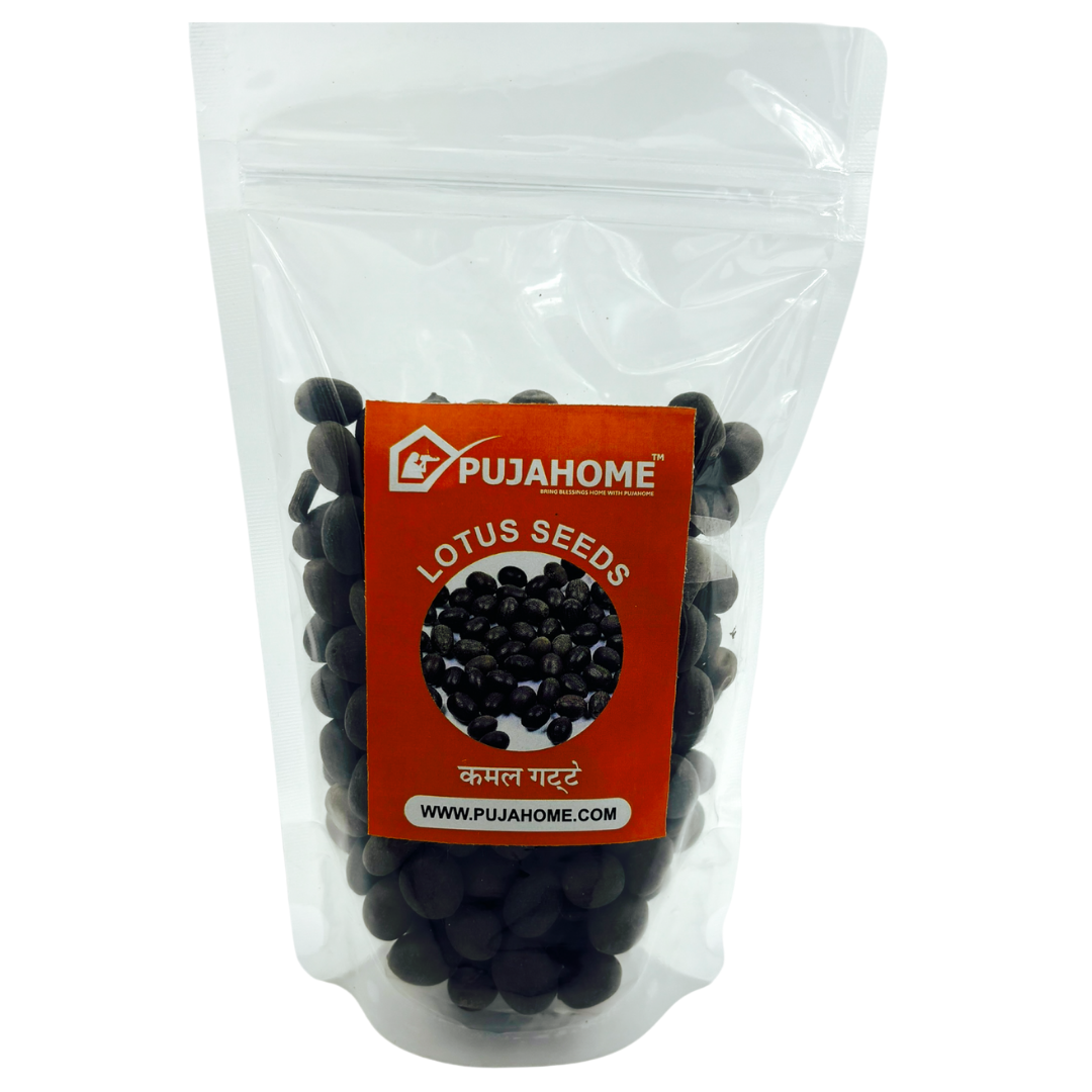Pujahome Kamal Gatta | Nelumbo Nucifera Gaertn - Lotus Seeds for Puja (500 Gram Pack)