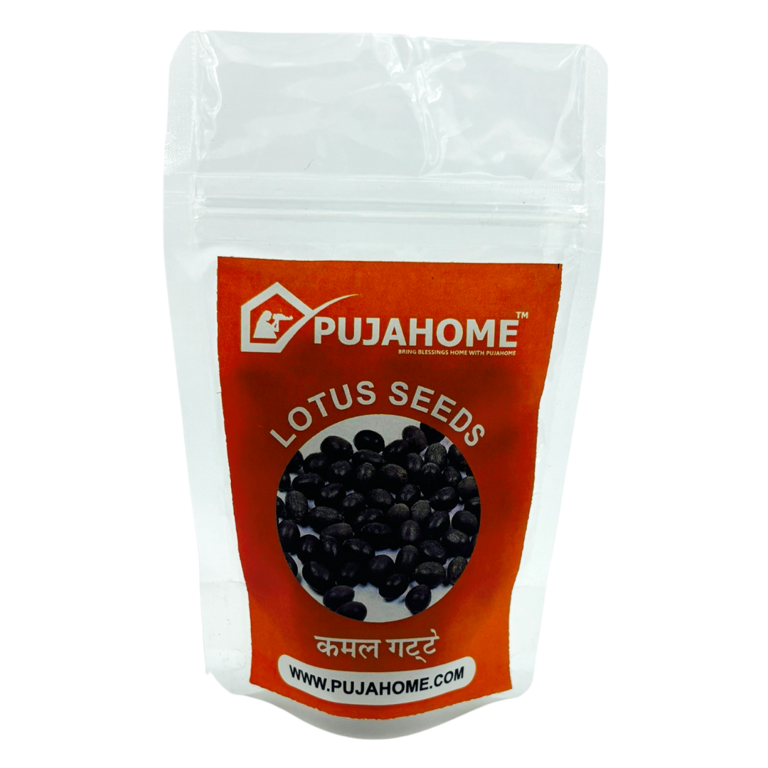 Pujahome Kamal Gatta | Nelumbo Nucifera Gaertn - Lotus Seeds for Puja (500 Gram Pack)