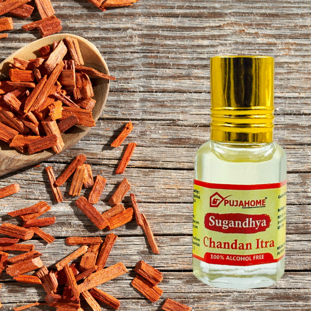 Pujahome Sugandhya Chandan Itra For Puja 5ML (Pack of 2)