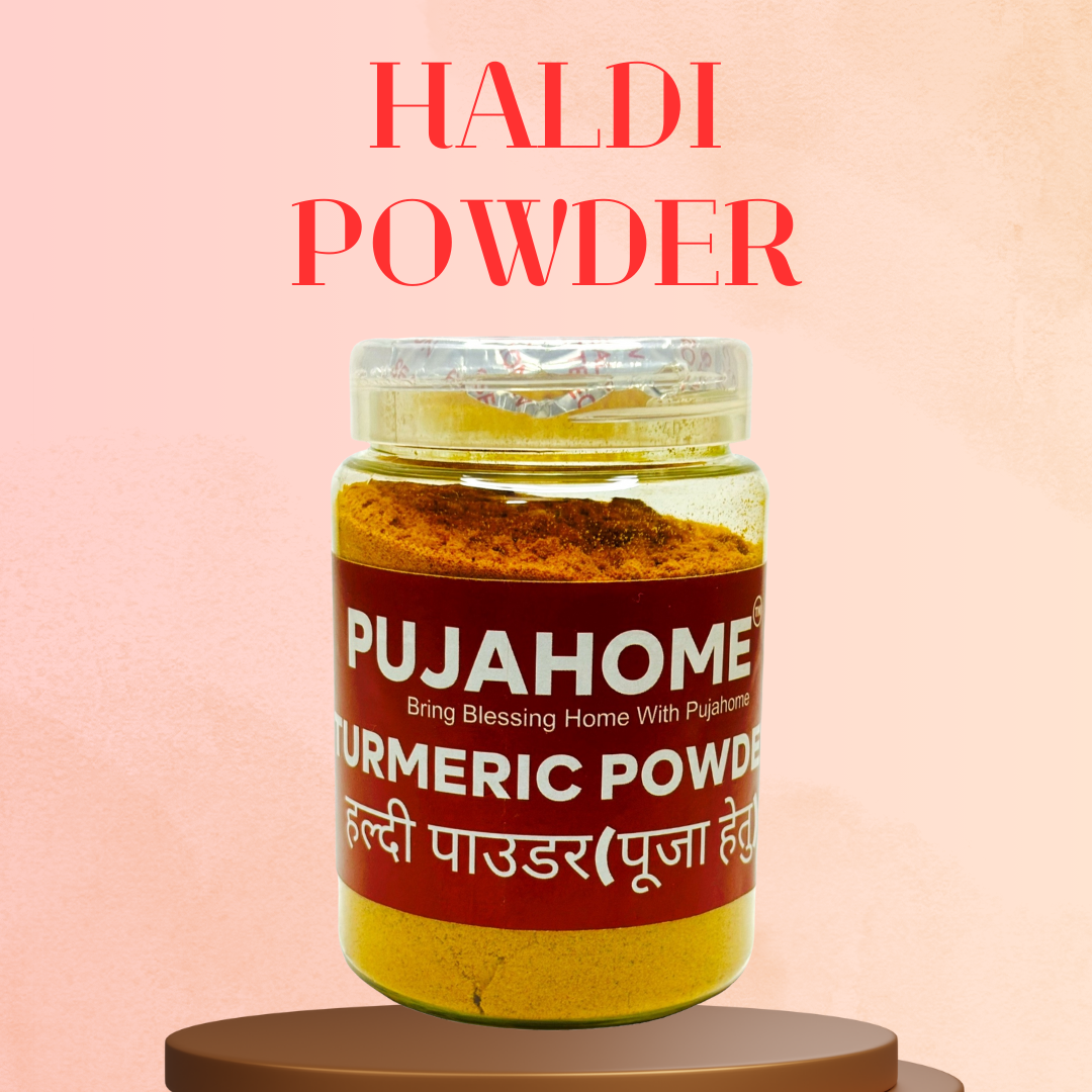 Pujahome Haldi Powder for Puja |100% Pure Haldi for All Pooja (100 Grams)