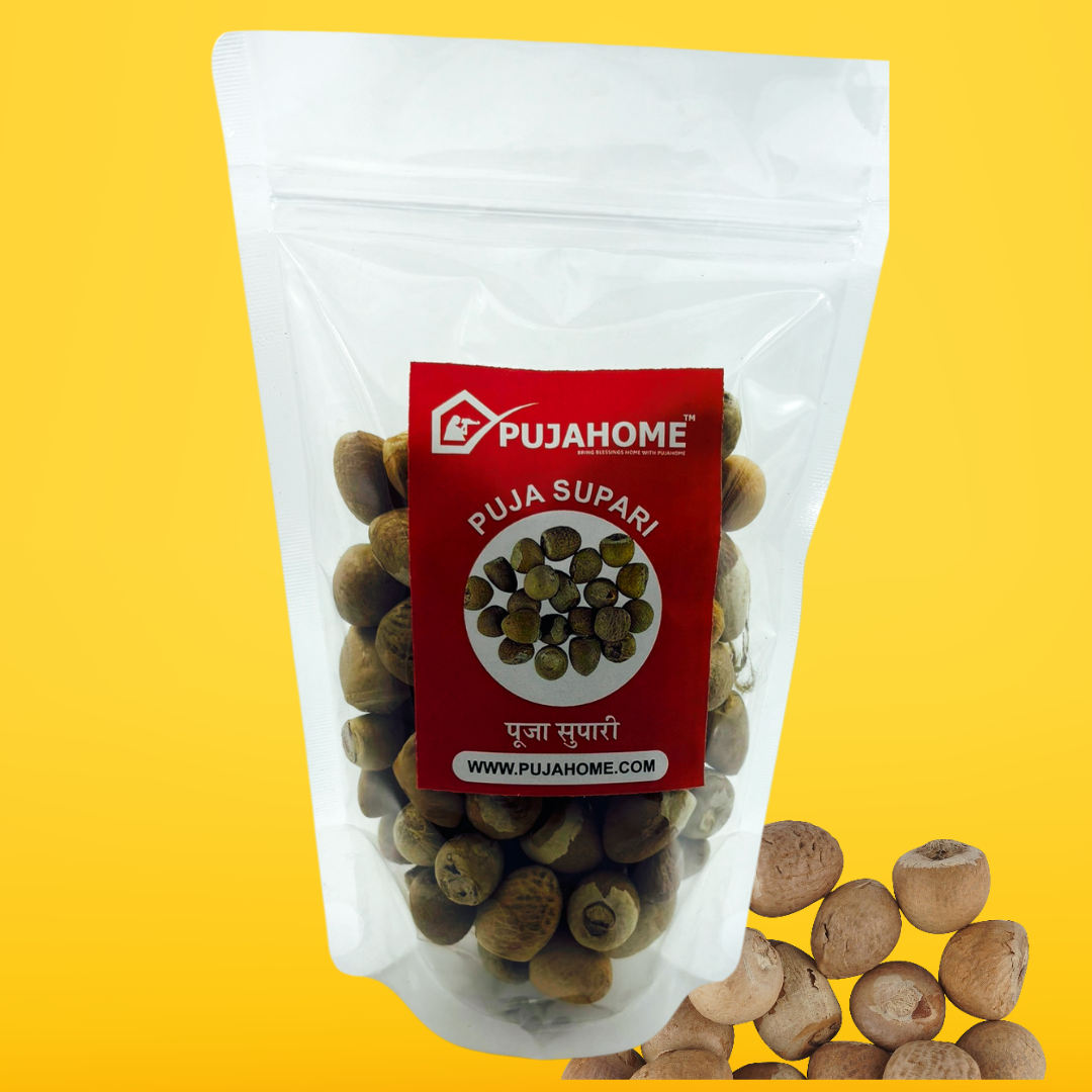 Pujahome Whole Puja Supari | Betel Nut | Satta Supari | Areca Nut (1000 Gram Pack)
