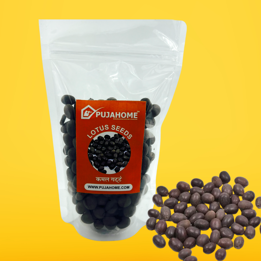 Pujahome Kamal Gatta | Nelumbo Nucifera Gaertn - Lotus Seeds for Puja (500 Gram Pack)