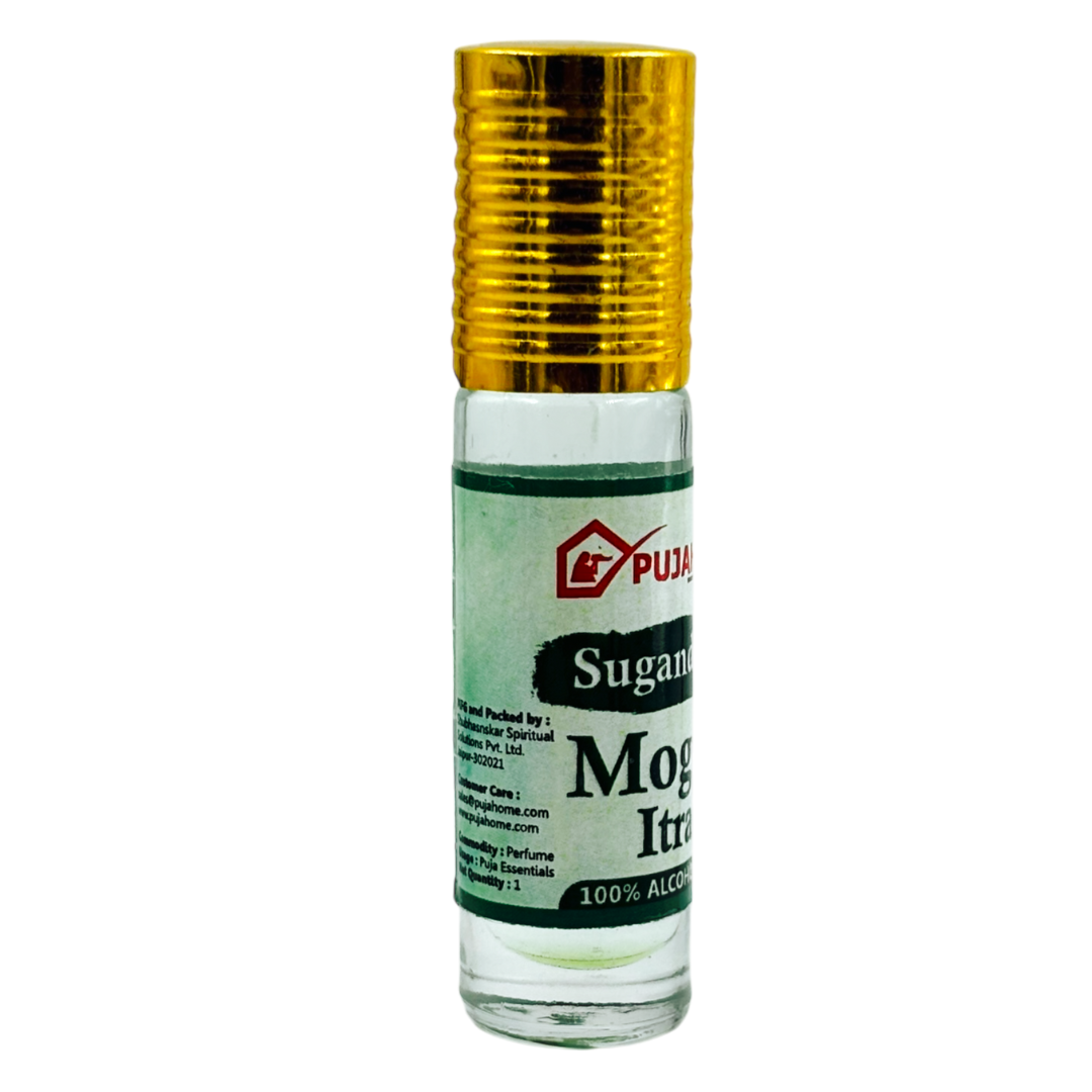 Pujahome Sugandhya Mogra Itra For Puja 6ML (Pack of 1)