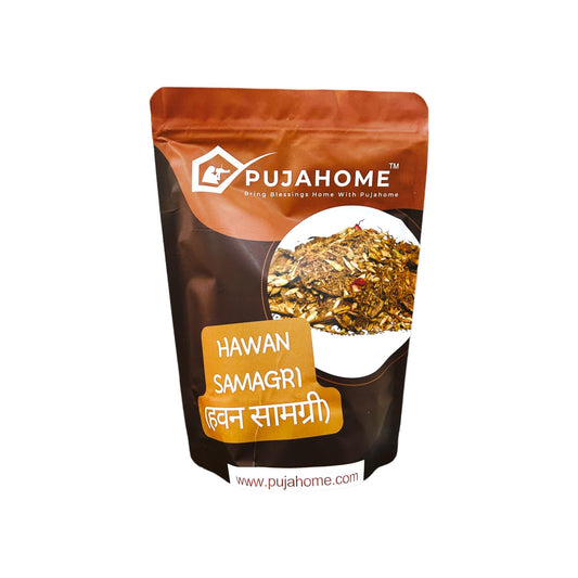 Pujahome Havan Samagri for Pooja | Pure Hawan Samagri Dhoop with Natural Herbs Pack of 400 Grams