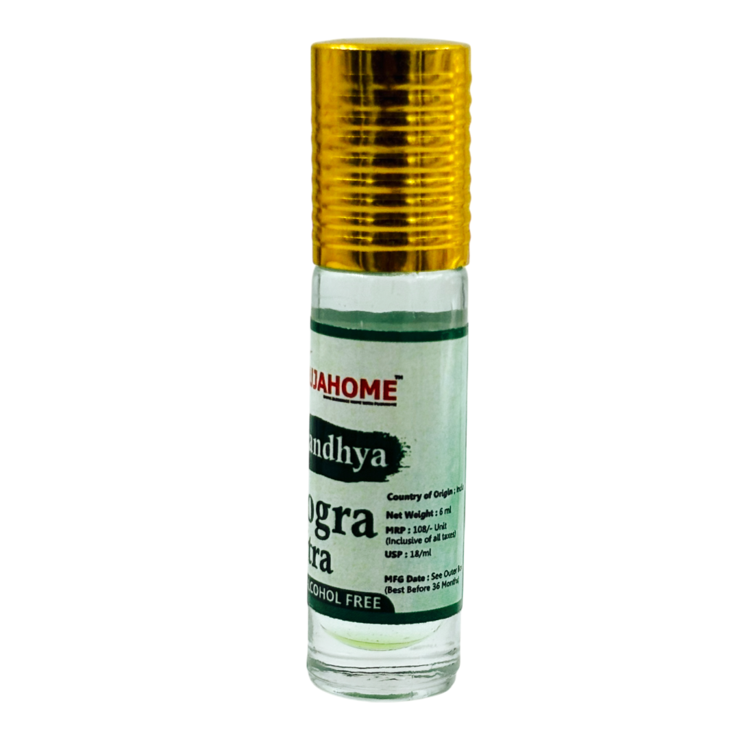 Pujahome Sugandhya Mogra Itra For Puja 6ML (Pack of 1)
