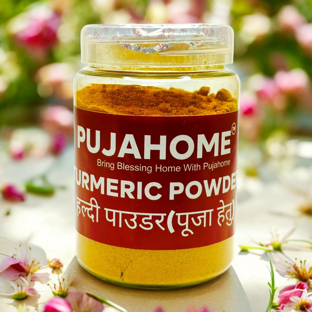 Pujahome Haldi Powder for Puja |100% Pure Haldi for All Pooja (100 Grams)