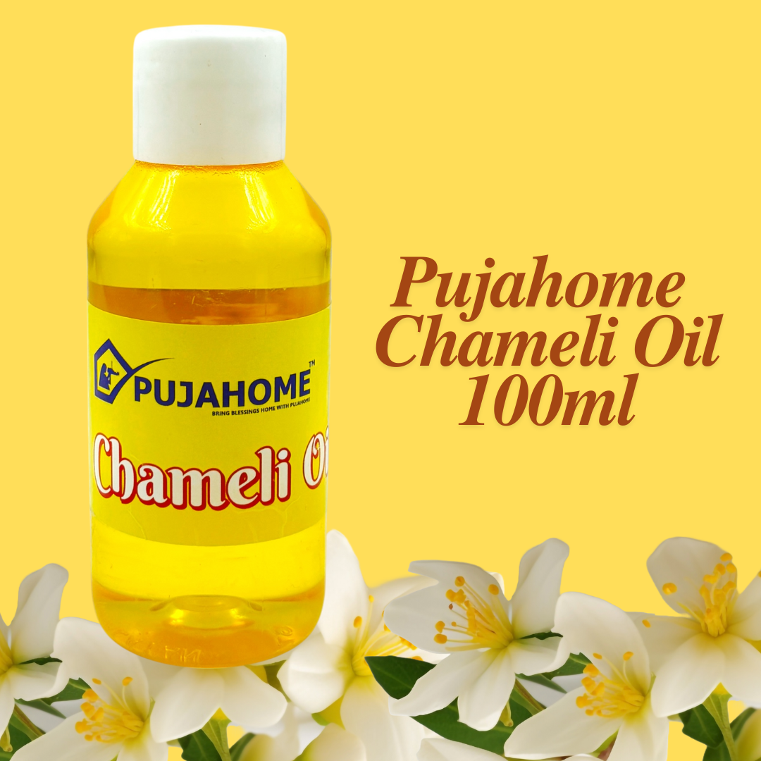 Pujhome Chameli Oil For Hanuman Puja| Jasmine Oil For All Puja 100 ml Bottle