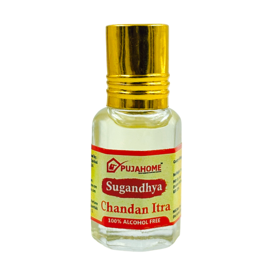 Pujahome Sugandhya Chandan Itra For Puja 5ML (Pack of 2)