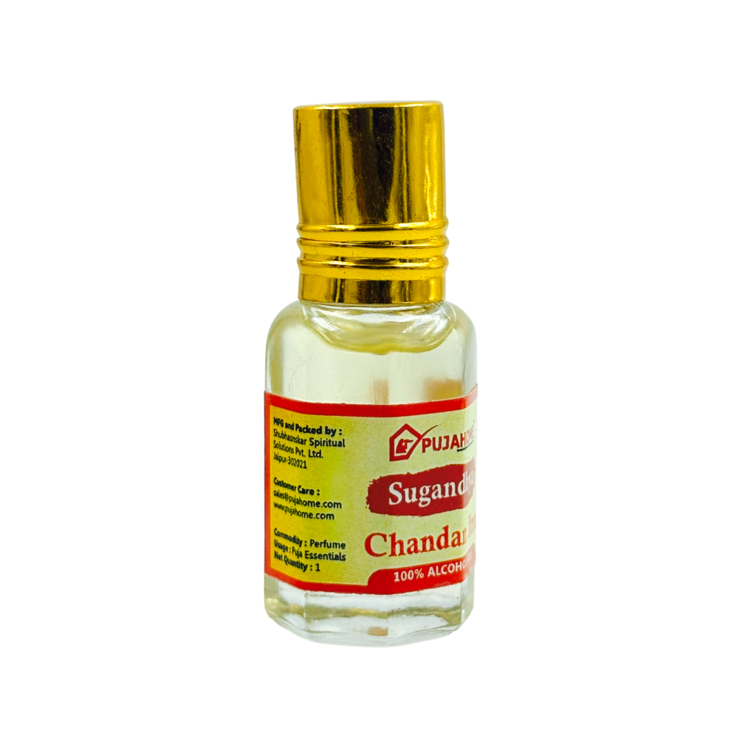 Pujahome Sugandhya Chandan Itra For Puja 5ML (Pack of 2)