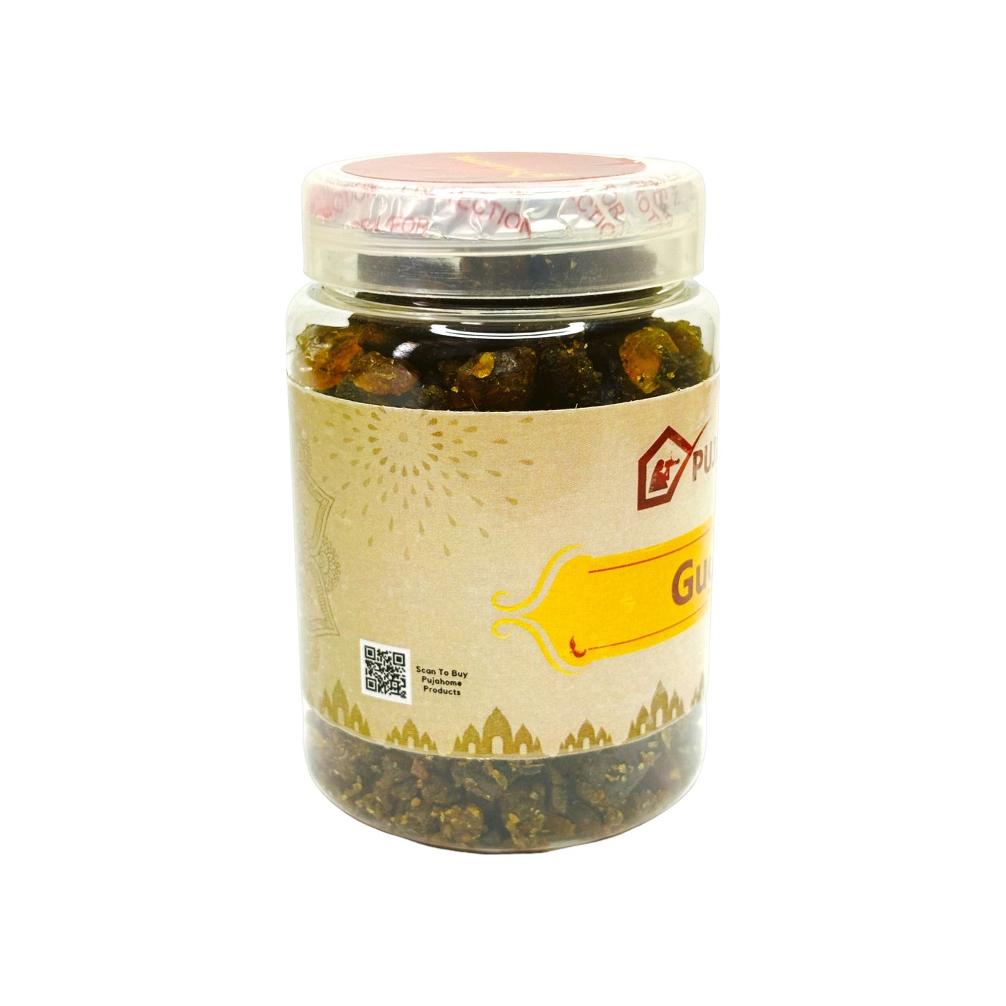 Pujahome Guggal (Pure, Natural) Commiphora Guggal (150 gram Box)