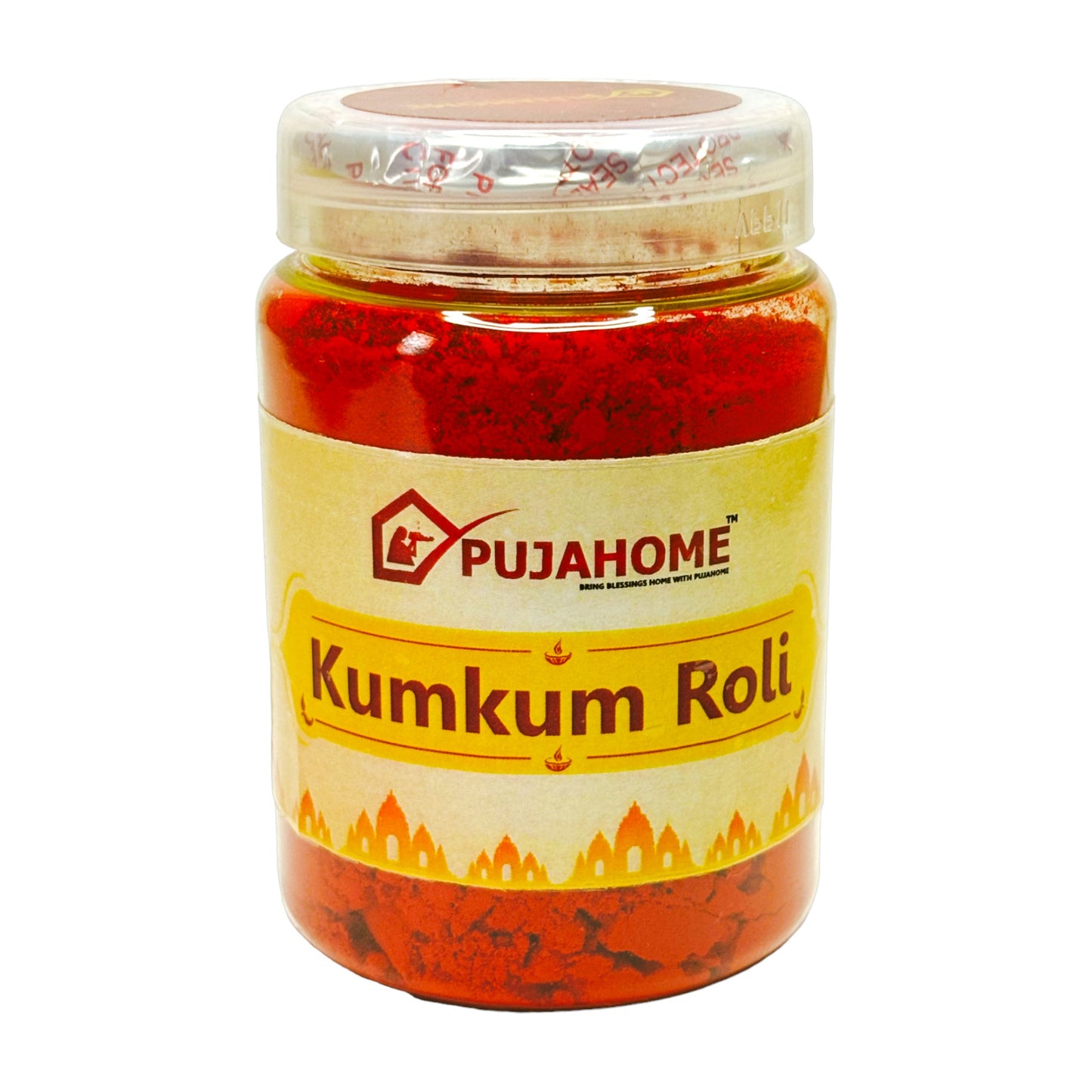 Pujahome Roli Pure Haldi Kumkum - Original Puja Roli | Natural & Pure kumkum (100g)