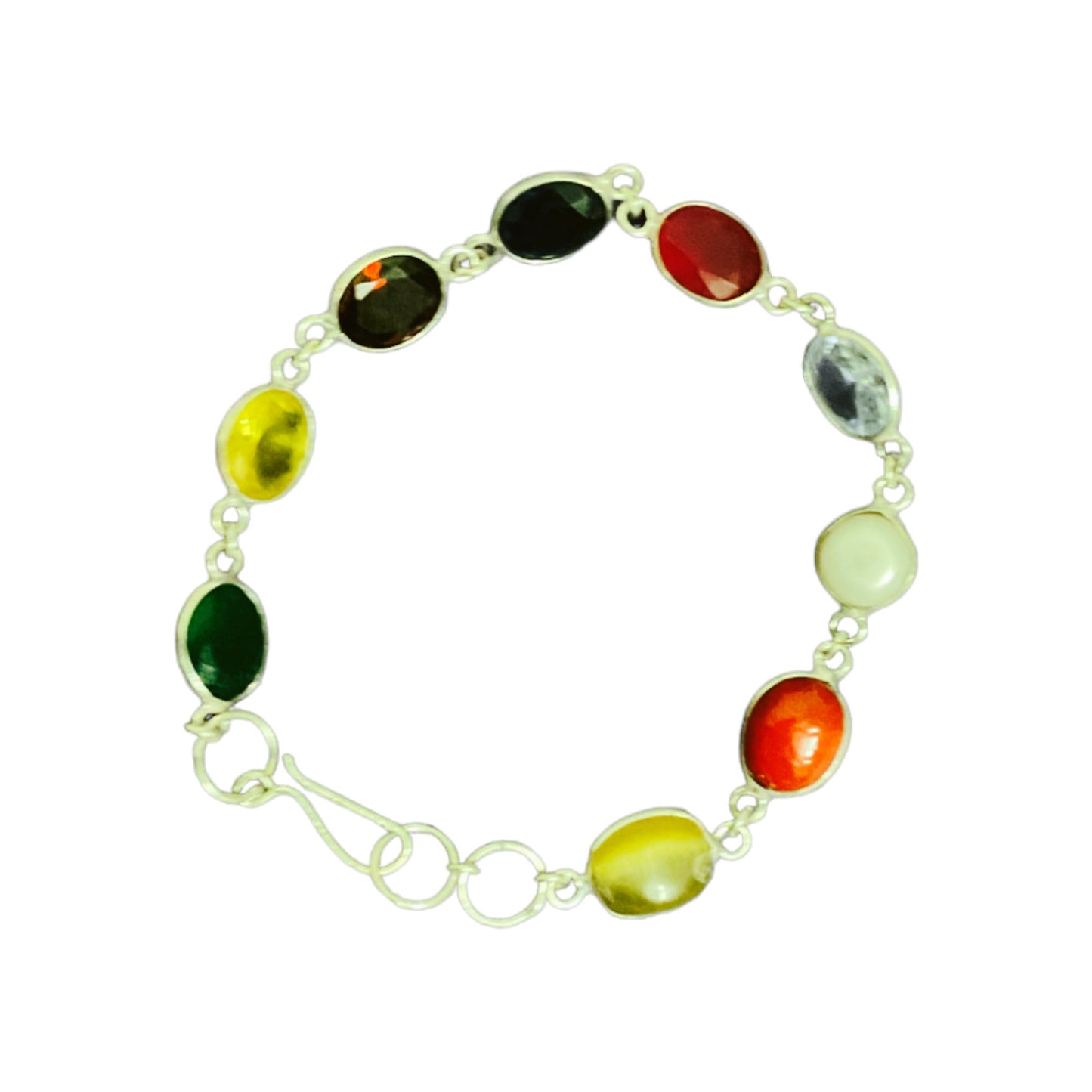 Pujahome Gemstone Bracelet For Men and Women / Navratna / Navgraha Bracelet