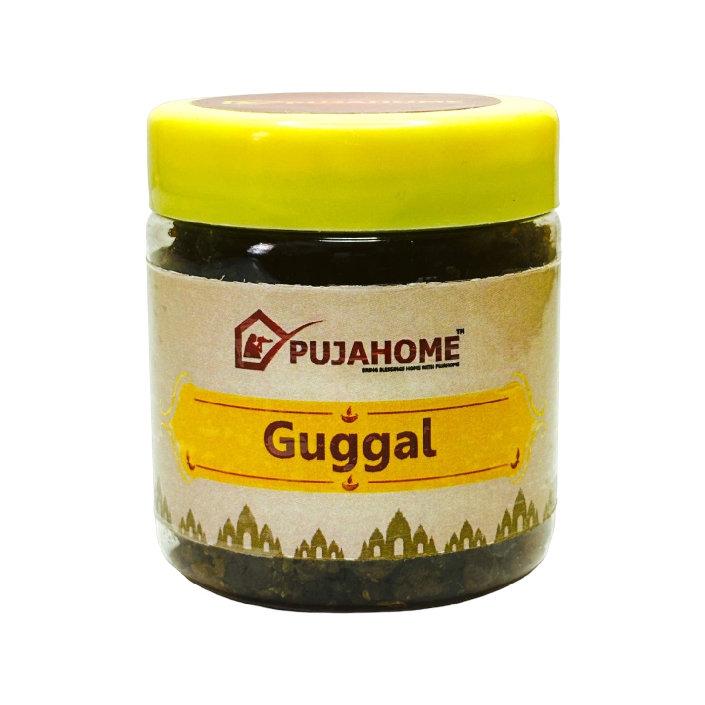 Pujahome Guggal (Pure, Natural) Commiphora Guggal (80 gram Box)