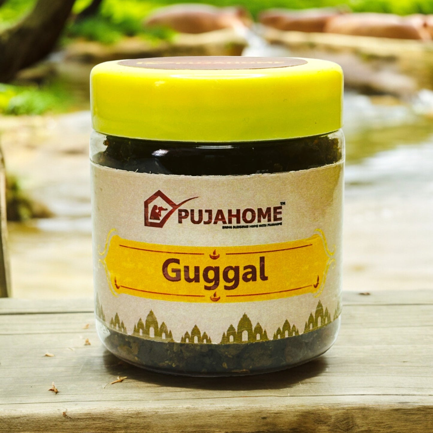 Pujahome Guggal (Pure, Natural) Commiphora Guggal (80 gram Box)