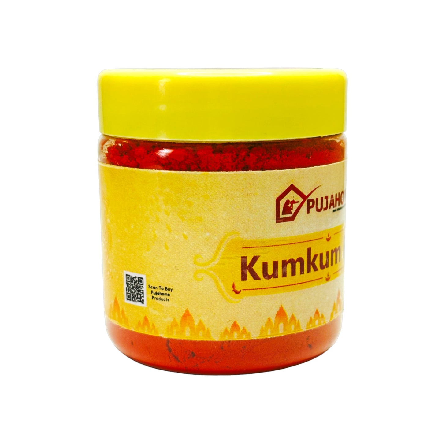 Pujahome Roli Pure Haldi Kumkum - Original Puja Roli | Natural & Pure kumkum (50g)
