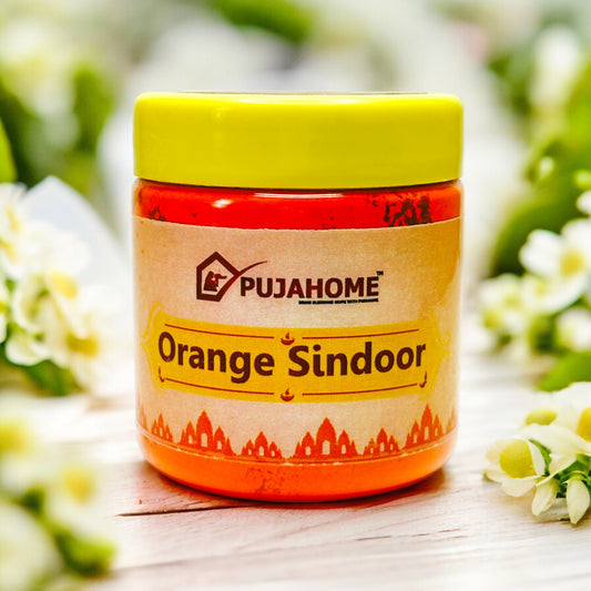 Pujahome Original Premium Quality Hanuman Ji Sindoor | 100% Pure Orange Sindoor (250 grams)