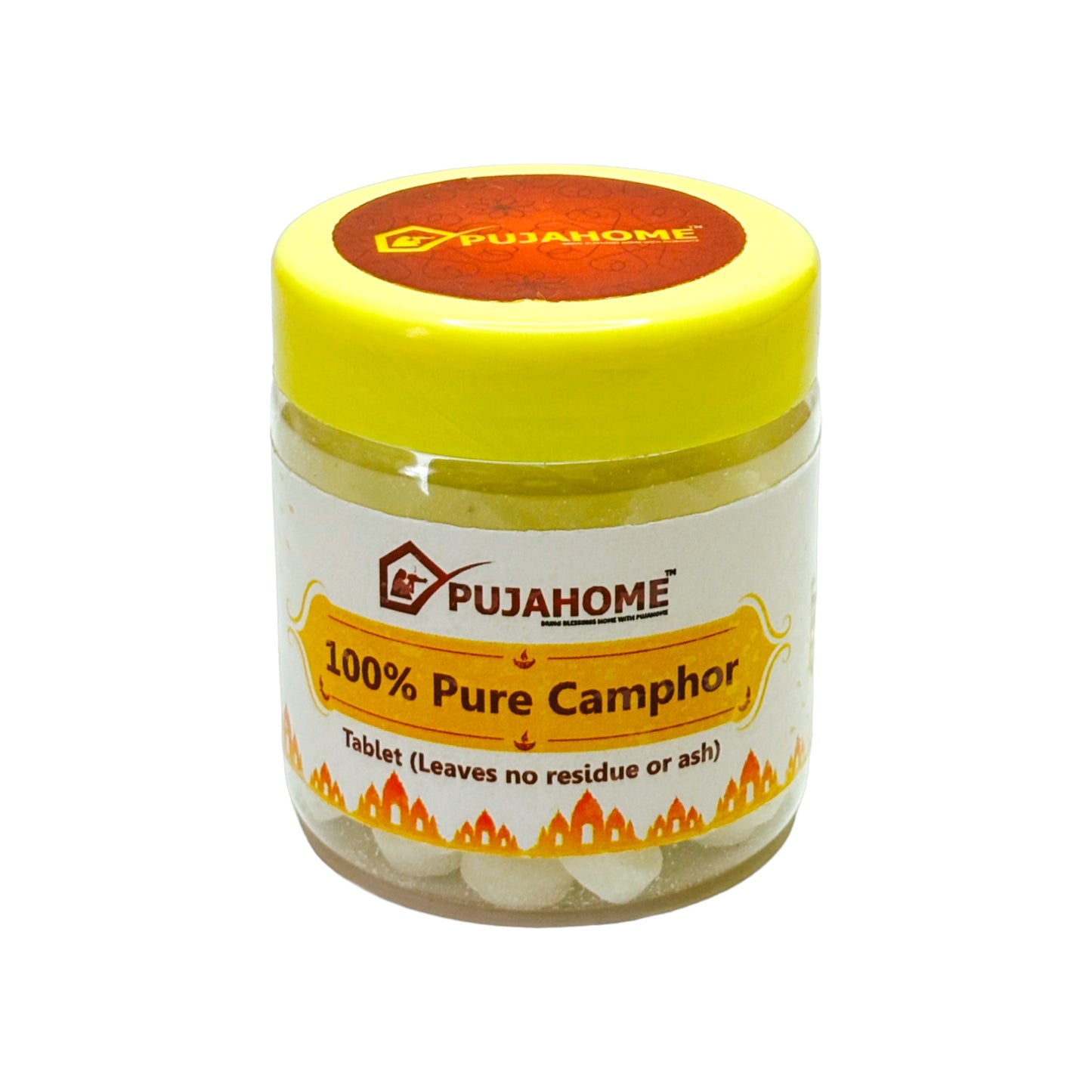 Pujahome Premium Camphor Tablets | Kapoor - Pack of 50 Gram