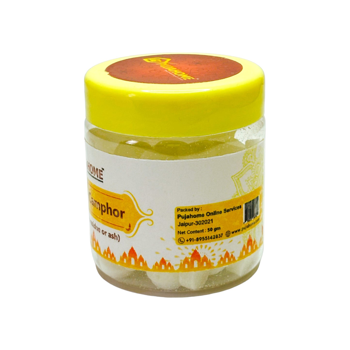 Pujahome Premium Camphor Tablets | Kapoor - Pack of 50 Gram