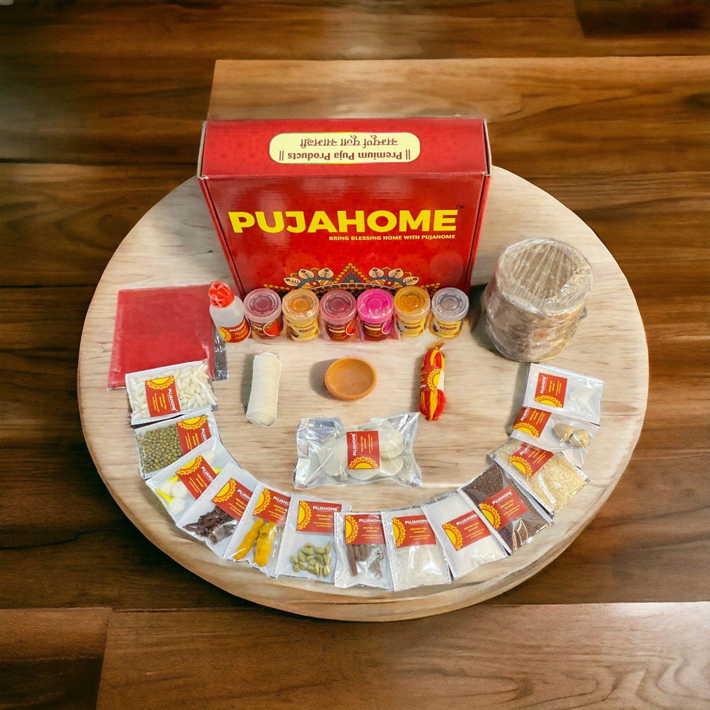 पूजाहोम शिव पूजा सामग्री किट / शिवरात्रि पूजा किट (40+ आइटम) विस्तृत पूजा विधि के साथ