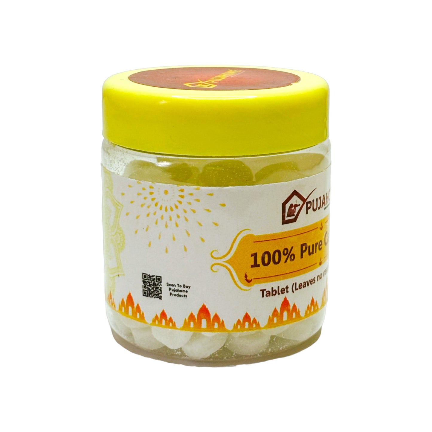 Pujahome Premium Camphor Tablets | Kapoor - Pack of 50 Gram