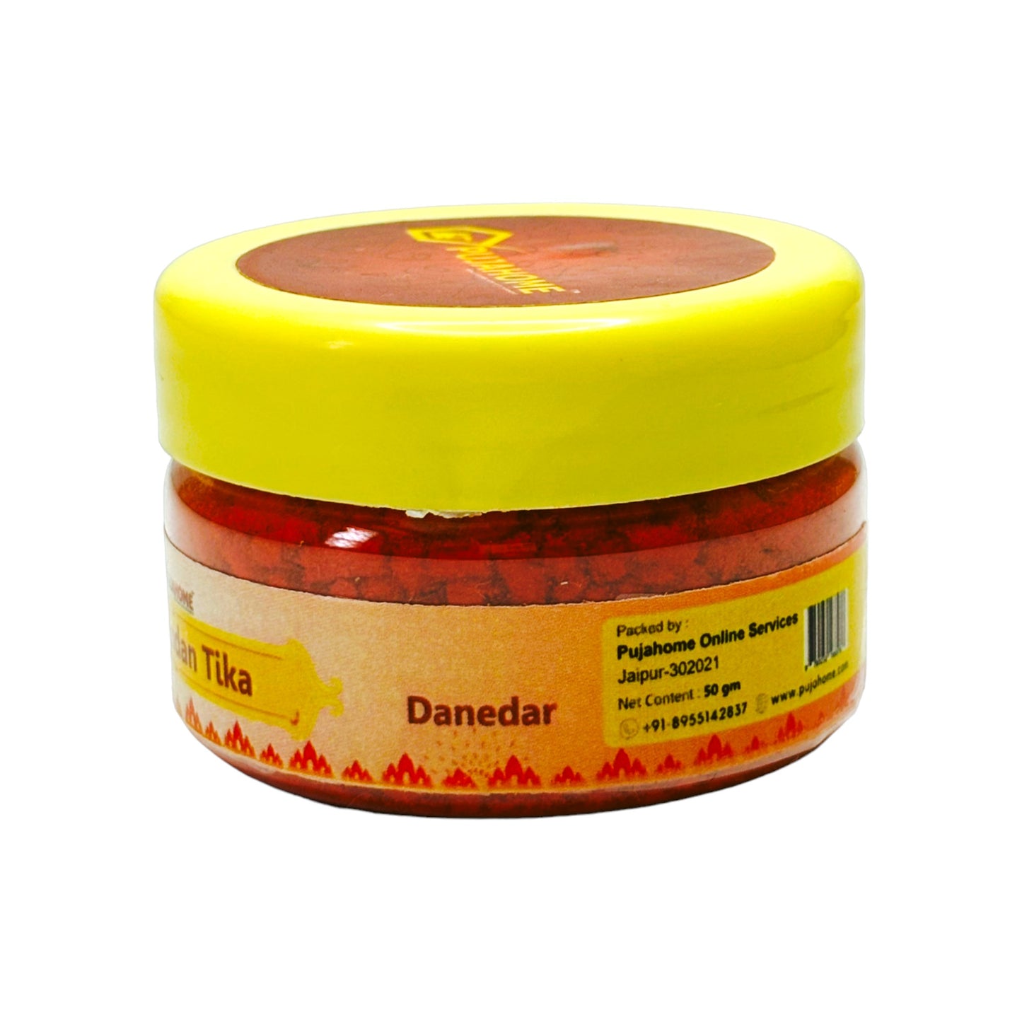 Pujahome Premium Lal Chandan Tika Danedar 50 Gram Box