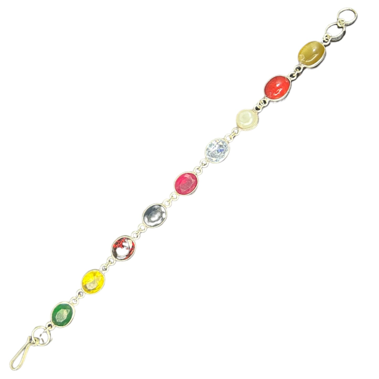 Pujahome Gemstone Bracelet For Men and Women / Navratna / Navgraha Bracelet