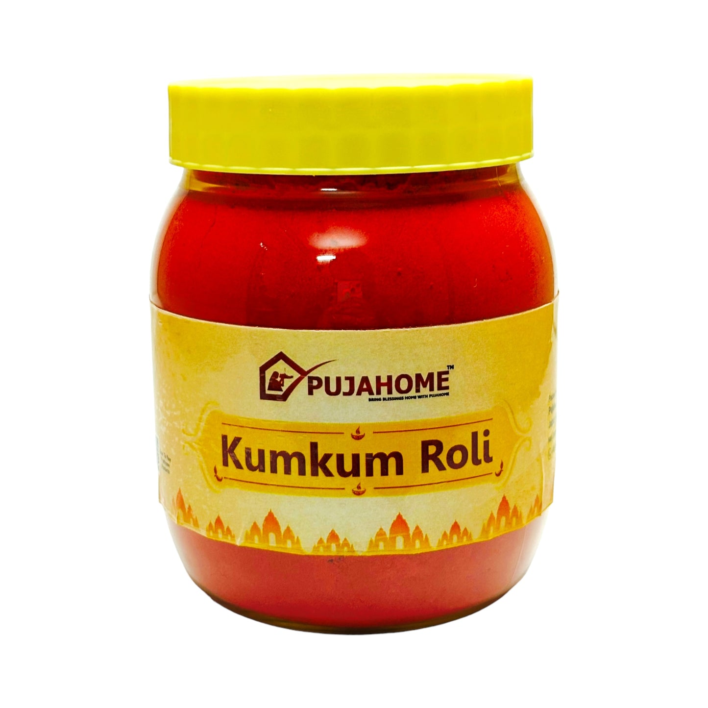 Pujahome Roli Pure Haldi Kumkum - Original Puja Roli | Natural & Pure kumkum (250g)
