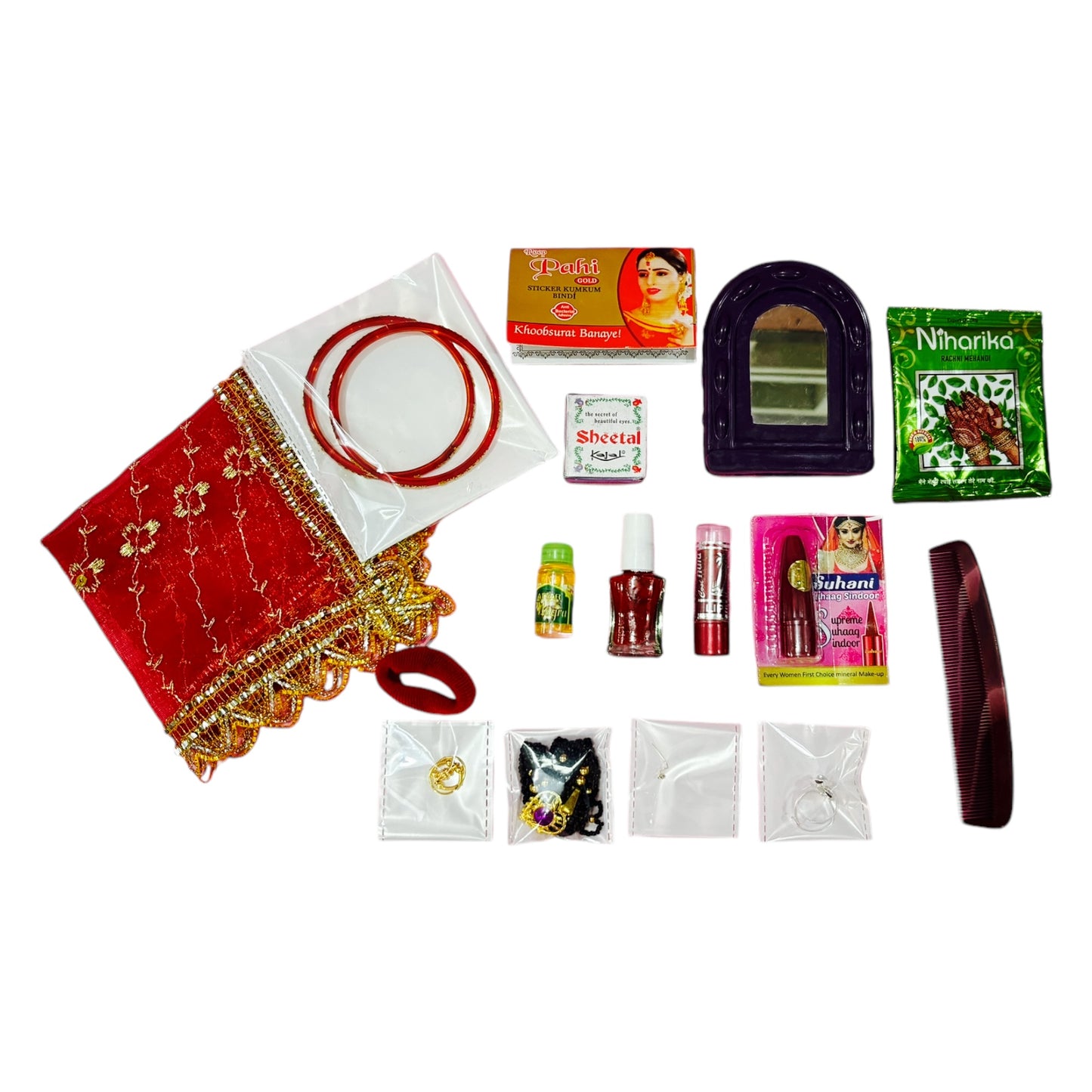 Pujahome 16 Solah Shringaar Set with Every Essential Items
