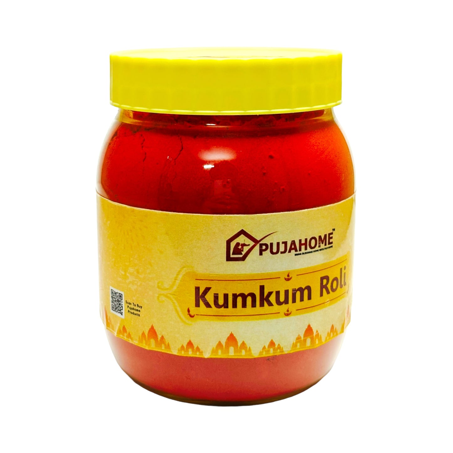 Pujahome Roli Pure Haldi Kumkum - Original Puja Roli | Natural & Pure kumkum (250g)