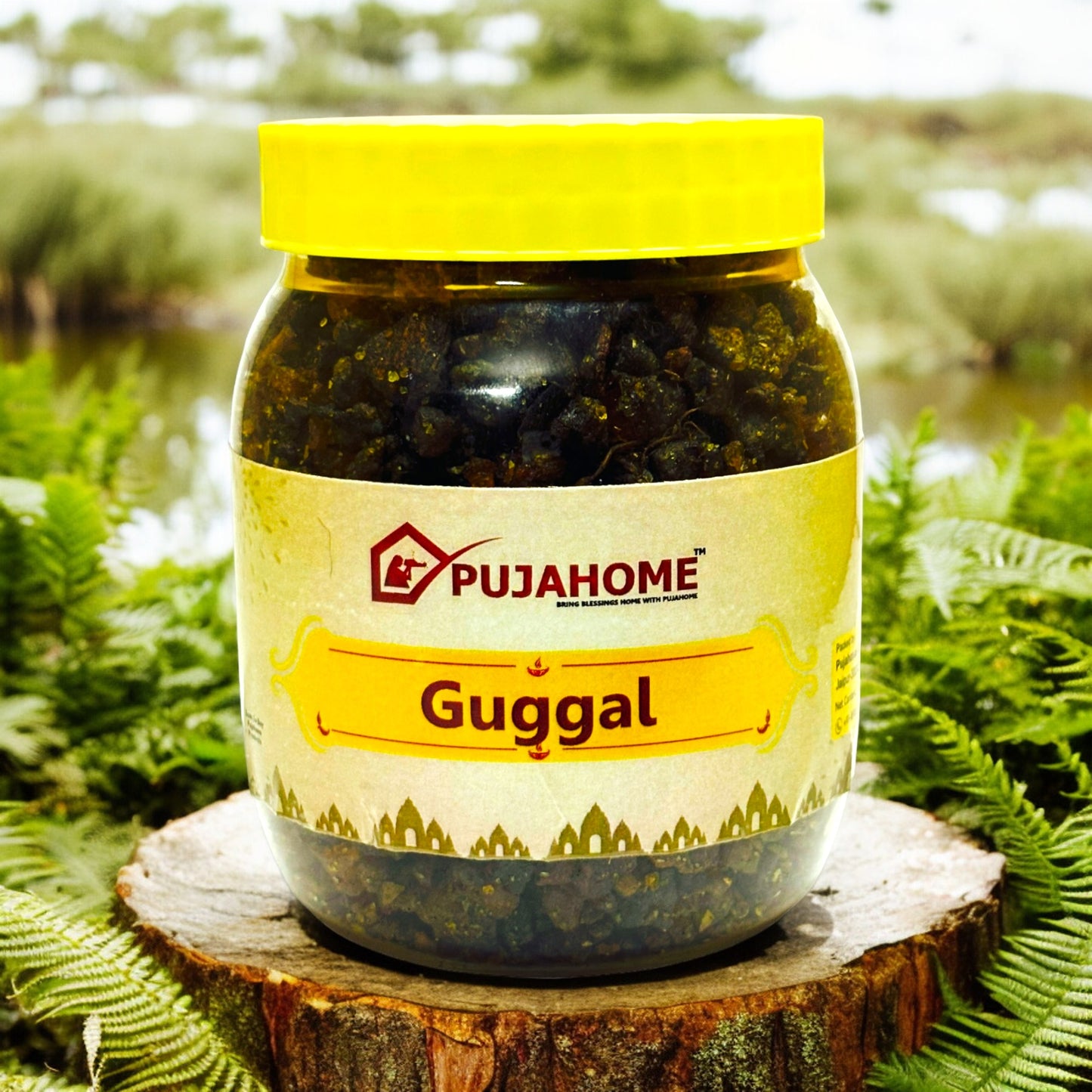 Pujahome Guggal (Pure, Natural) Commiphora Guggal (250 gram Box)