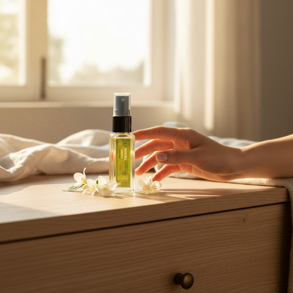 Pujahome Sugandhya Mogra Itra For Puja 8ML | Premium Pooja Attar For Home And Mandir (Pack of 1)