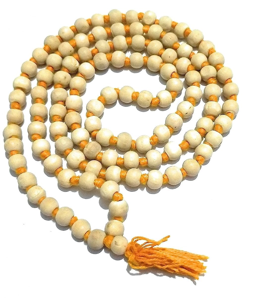 Pujahome tulsi Jap Mala/Natural Tulsi Beads Mala (Size: 8mm, Length: 42 inches, Beads: 108+1)
