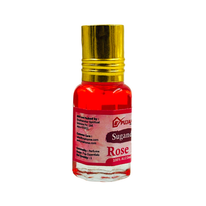 Pujahome Sugandhya Rose Itra For Puja 5ML (Pack of 1)