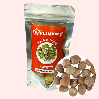 Pujahome Whole Puja Supari | Betel Nut | Satta Supari | Areca Nut | Premium Quanlity Puja Supari For All Puja