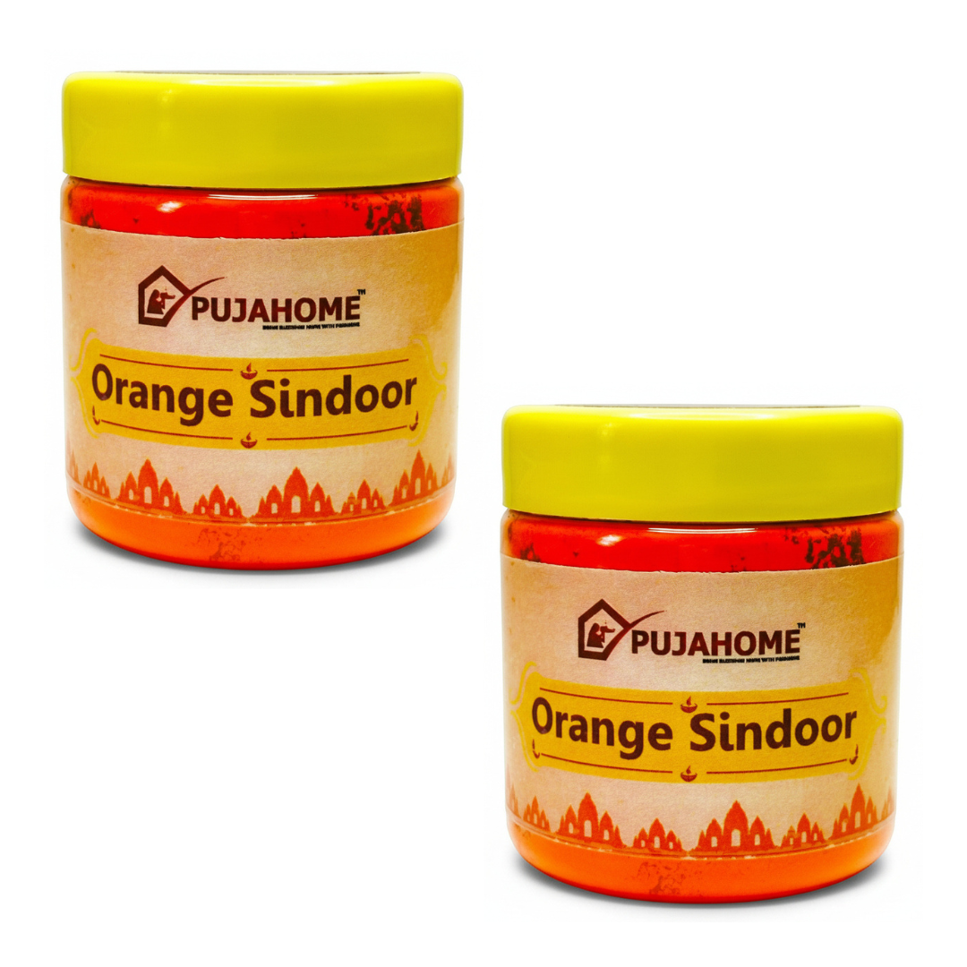 पूजाहोम मूल प्रीमियम गुणवत्ता हनुमान जी सिंदूर | 100% शुद्ध नारंगी सिंदूर (250 ग्राम)