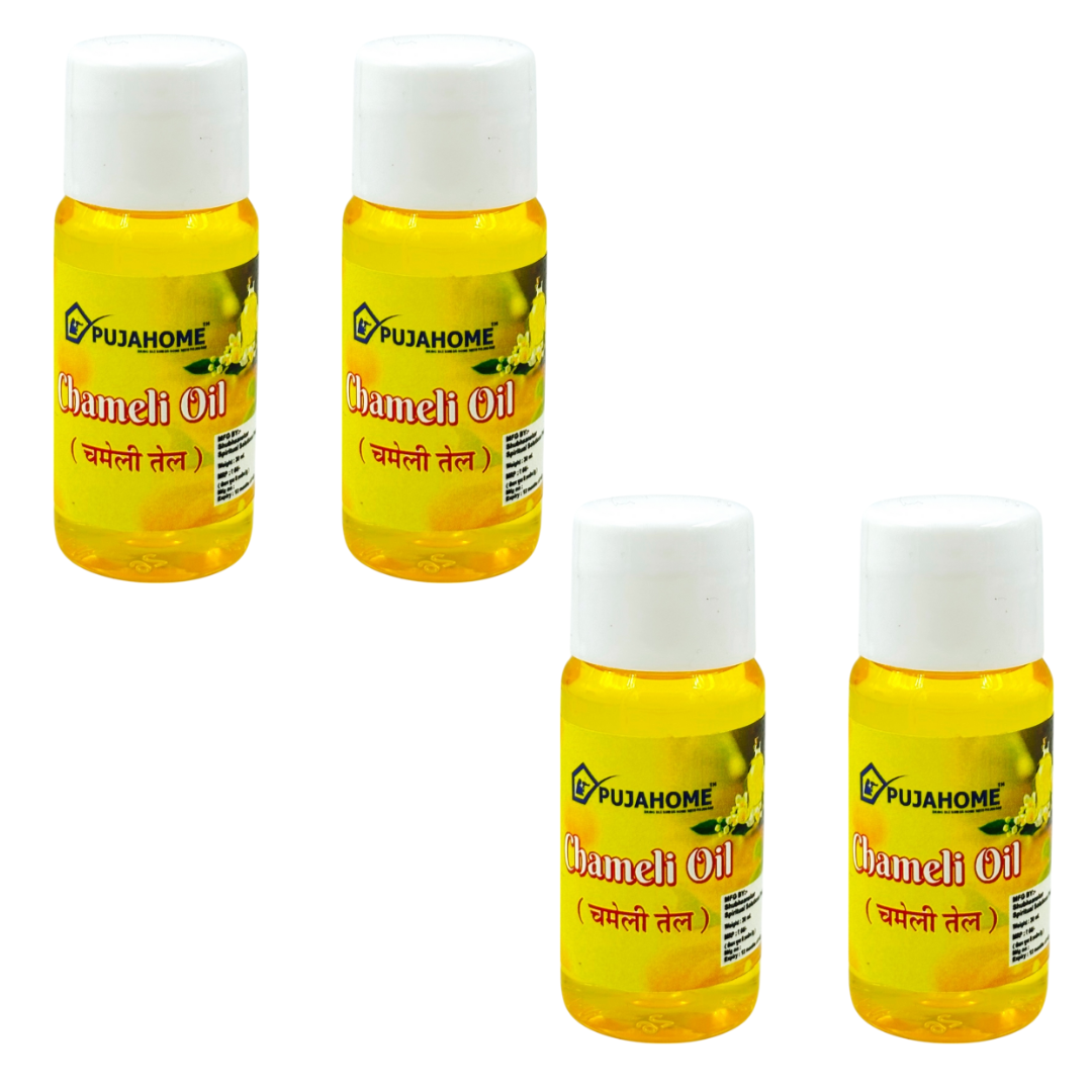 Pujhome Chameli Oil For Puja 30 ml Bottle(Pack of 4)