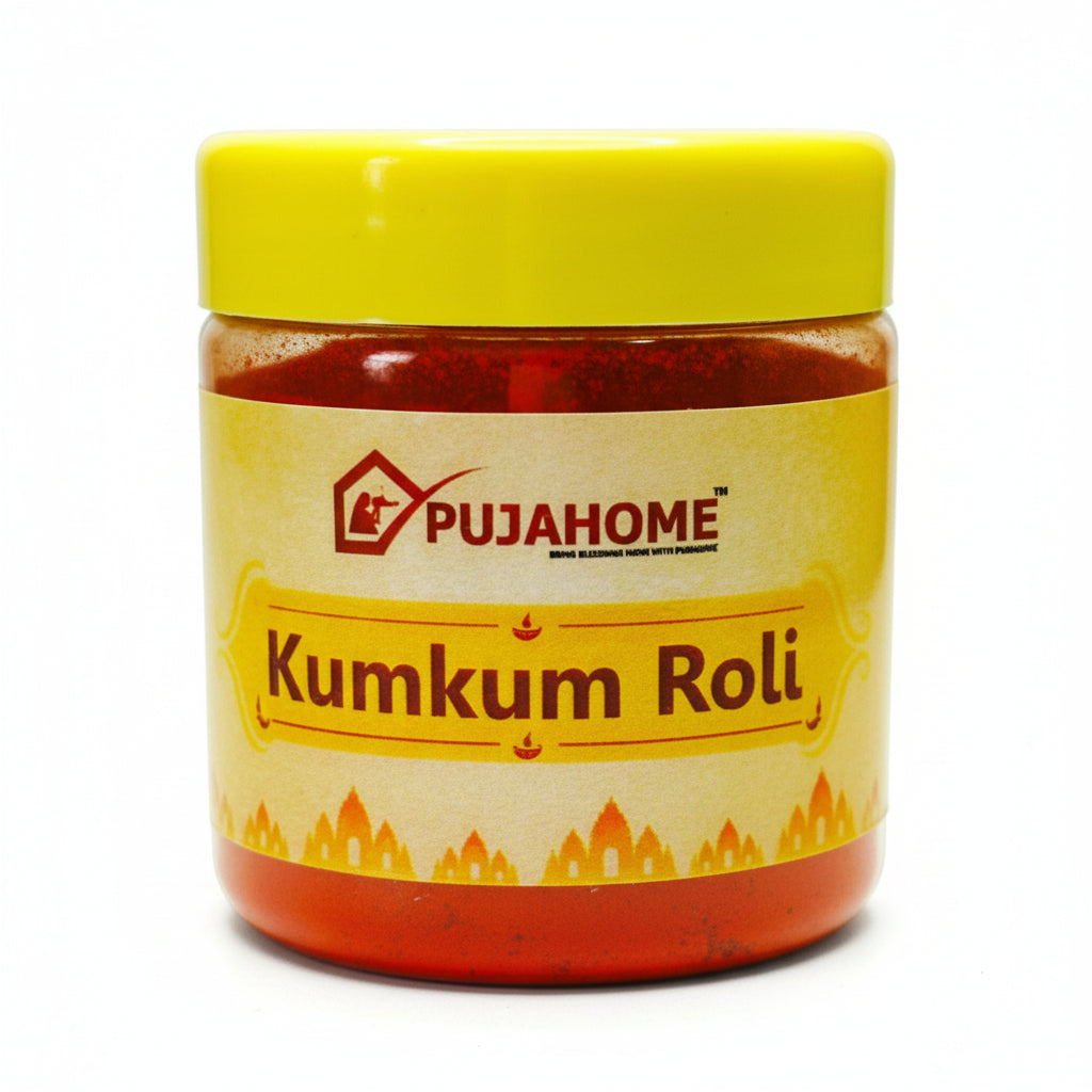 Pujahome Pure Haldi Kumkum Powder - Natural & Pure kumkum (50g)