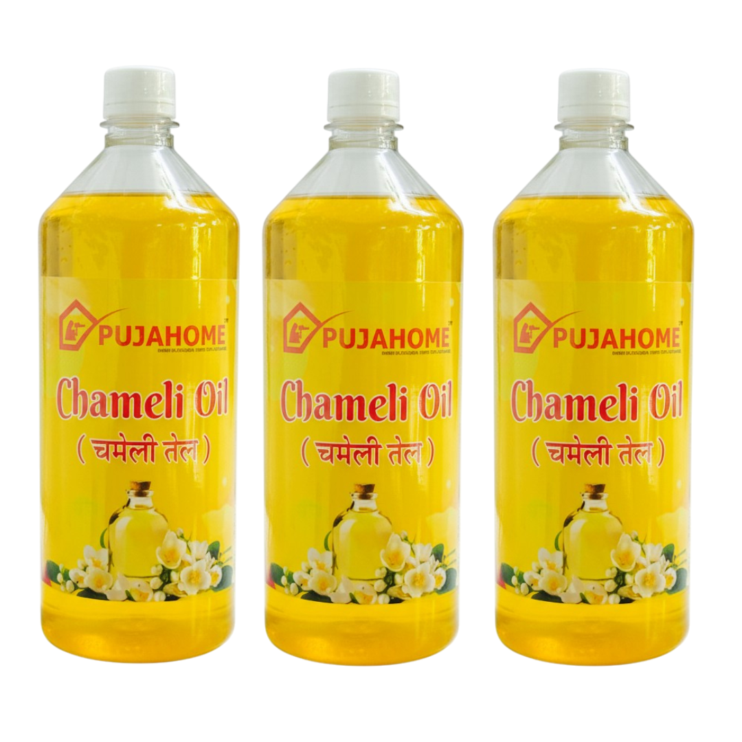 पूजा के लिए पूजहोम चमेली तेल 30 मिली बोतल (6 का पैक)
