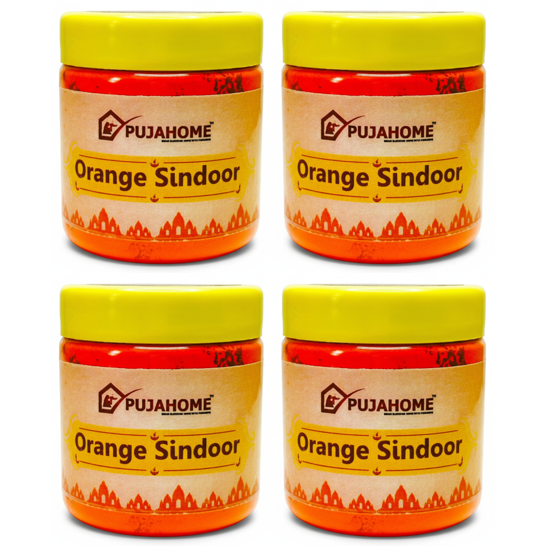पूजाहोम मूल प्रीमियम गुणवत्ता हनुमान जी सिंदूर | 100% शुद्ध नारंगी सिंदूर (250 ग्राम)