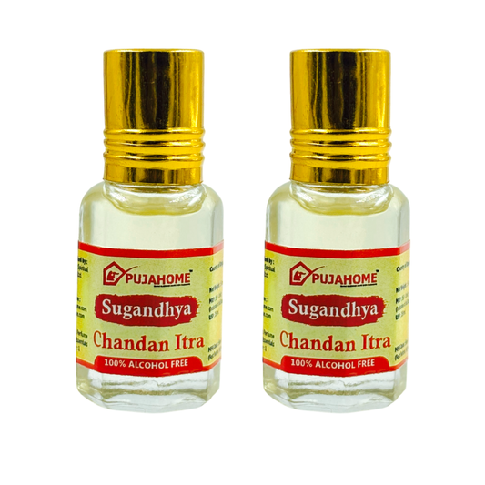 Pujahome Sugandhya Chandan Itra For Puja 5ML (Pack of 2)