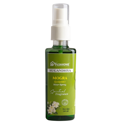 Pujahome Mogra Spray 100ml | Perfume Spray for Pooja Purpose(Pack of 1)