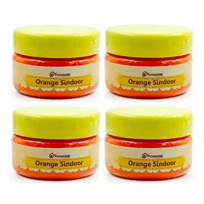 पूजाहोम मूल प्रीमियम गुणवत्ता हनुमान जी सिंदूर | 100% शुद्ध नारंगी सिंदूर (100 ग्राम)