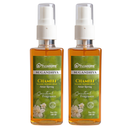 Pujahome Chameli Spray 100ml | Perfume Spray for Pooja Purpose(Pack of 2)